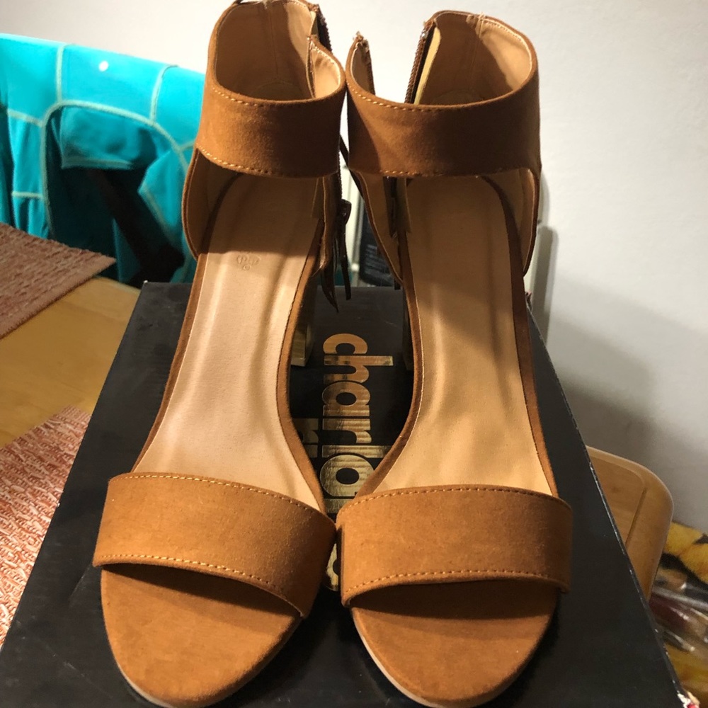Rust Suede heel